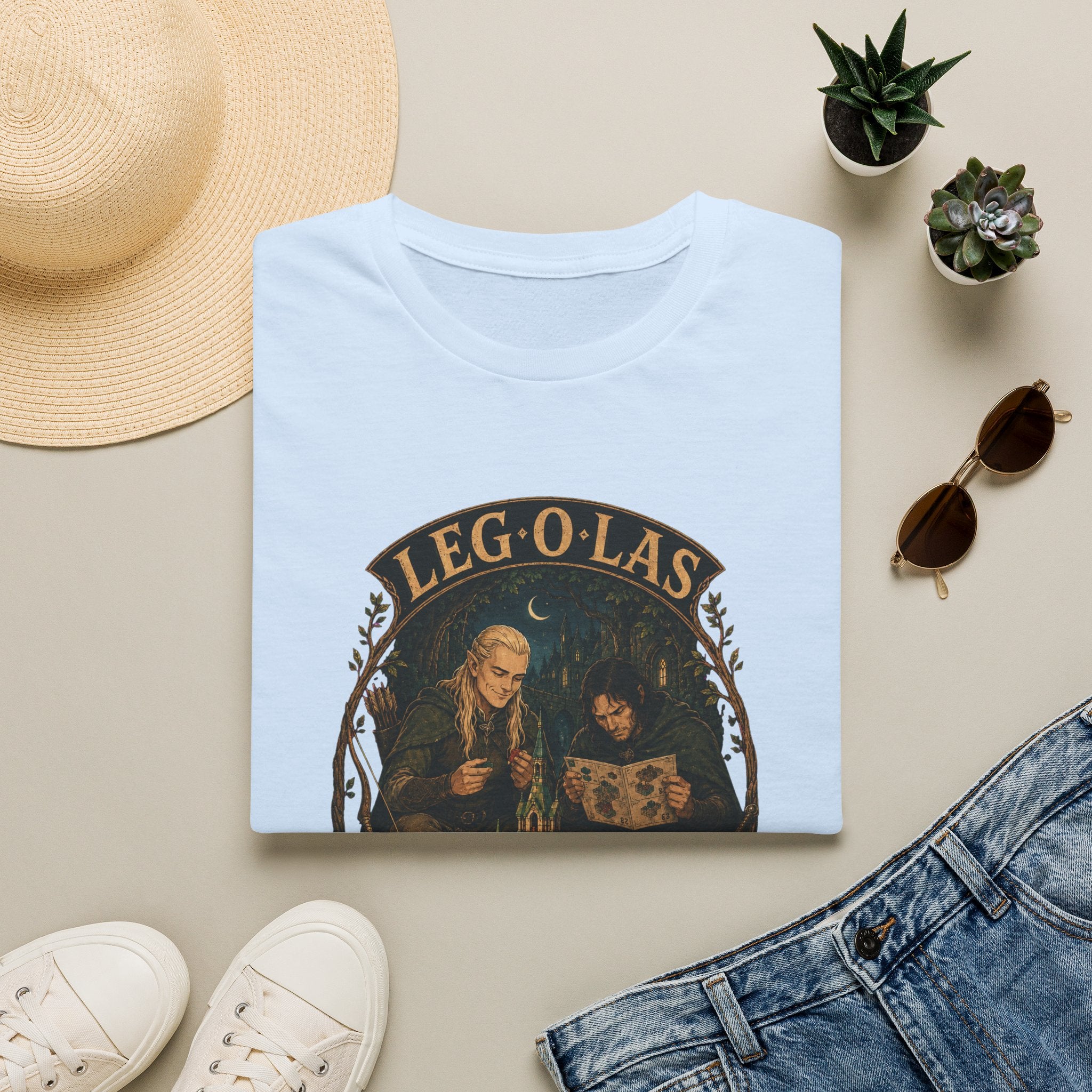 Legolas Lord of the Rings Vintage Portrait T-Shirt