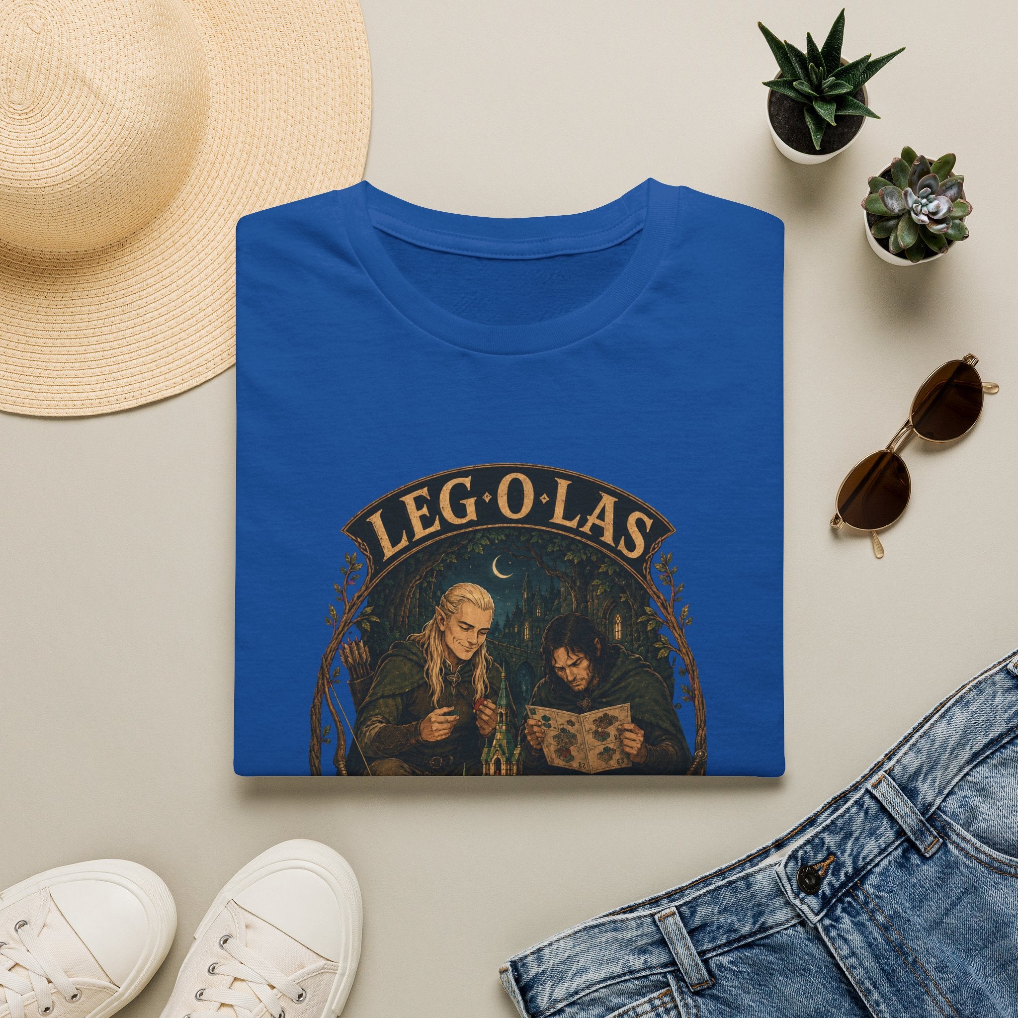 Legolas Lord of the Rings Vintage Portrait T-Shirt