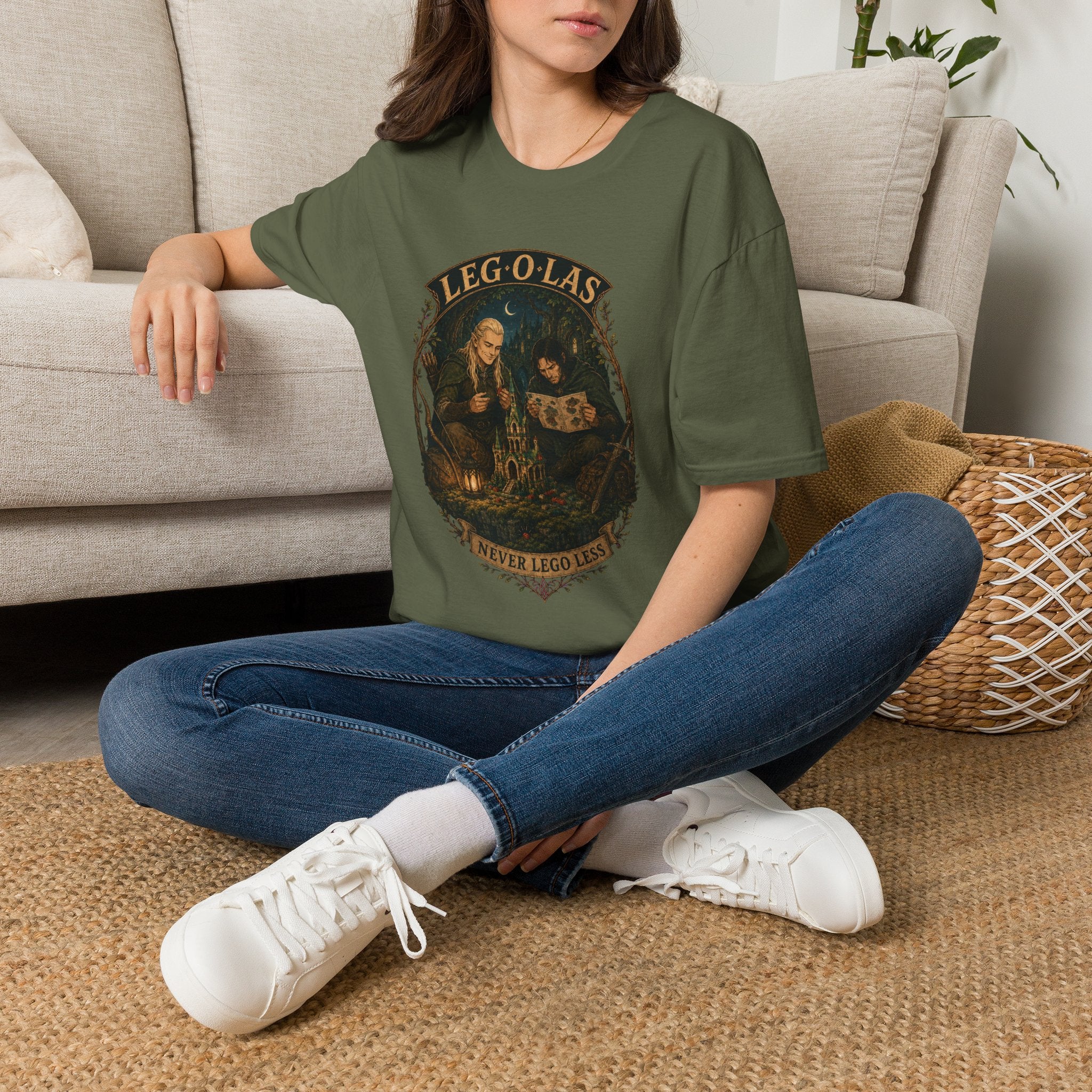 Legolas Lord of the Rings Vintage Portrait T-Shirt