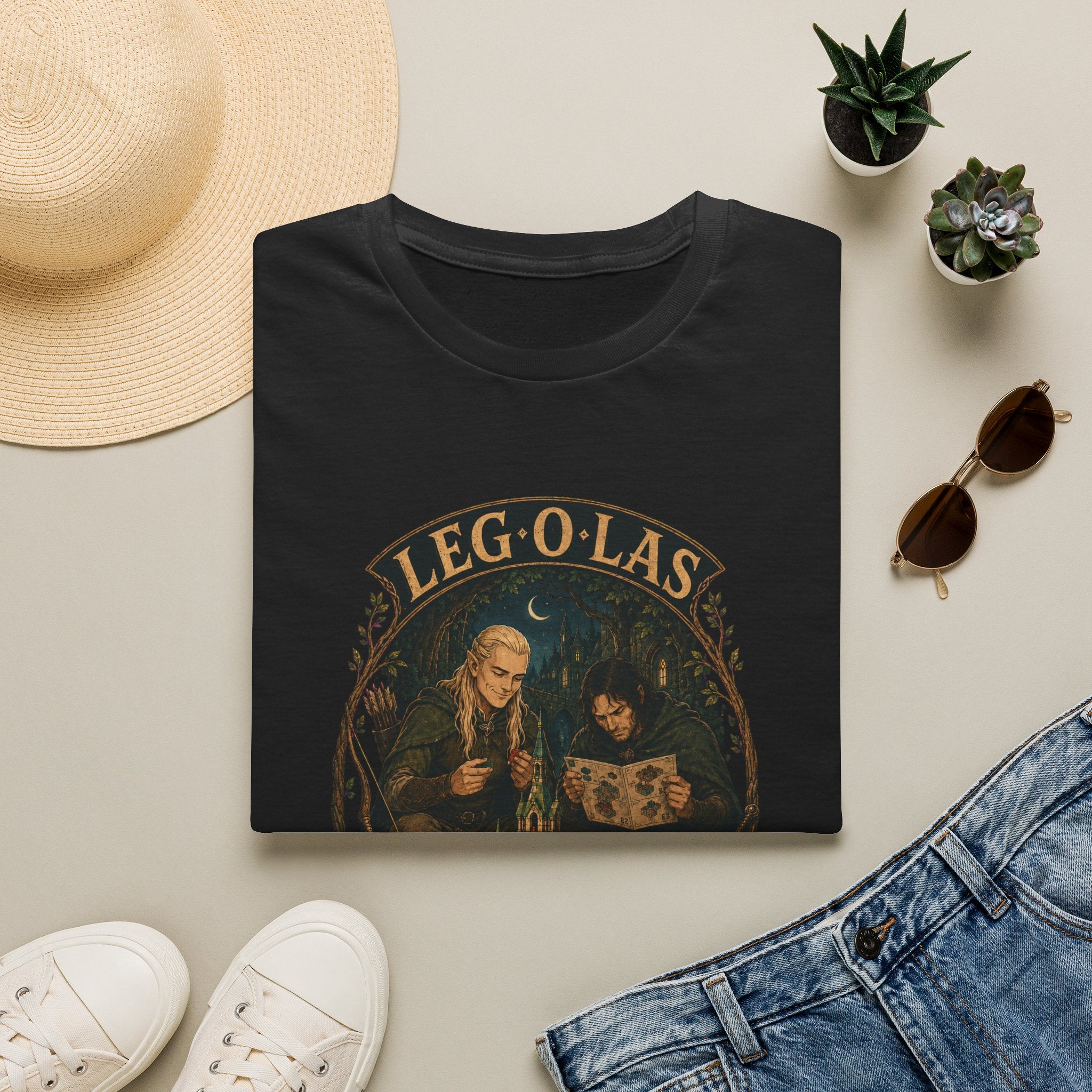 Legolas Lord of the Rings Vintage Portrait T-Shirt