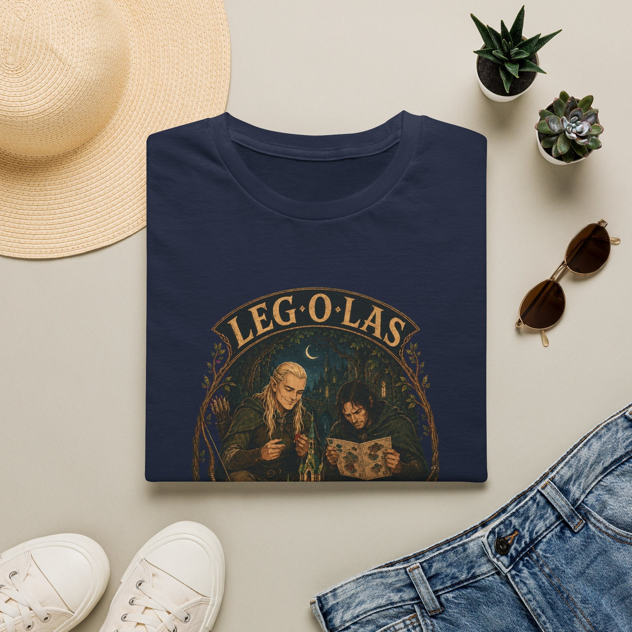 Legolas Lord of the Rings Vintage Portrait T-Shirt
