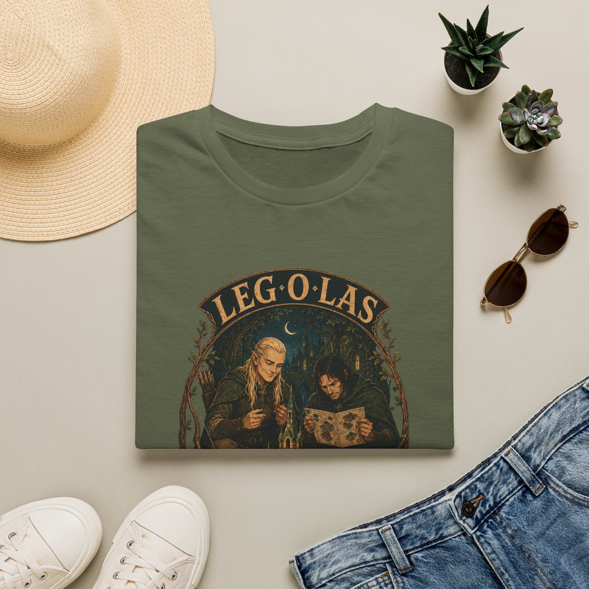 Legolas Lord of the Rings Vintage Portrait T-Shirt