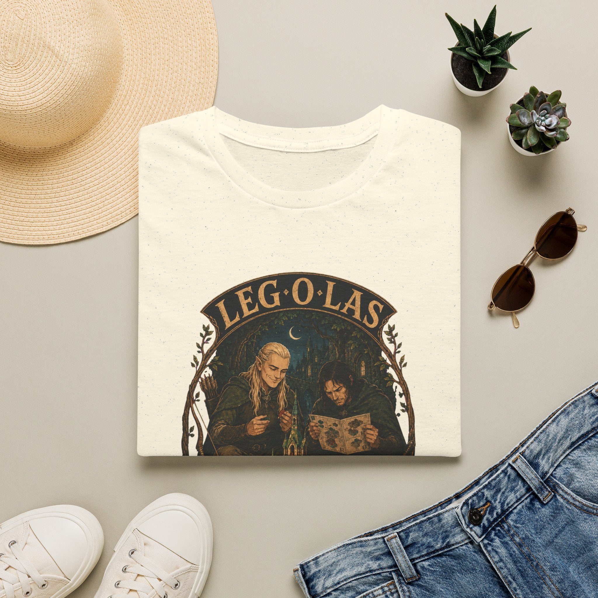 Legolas Lord of the Rings Vintage Portrait T-Shirt