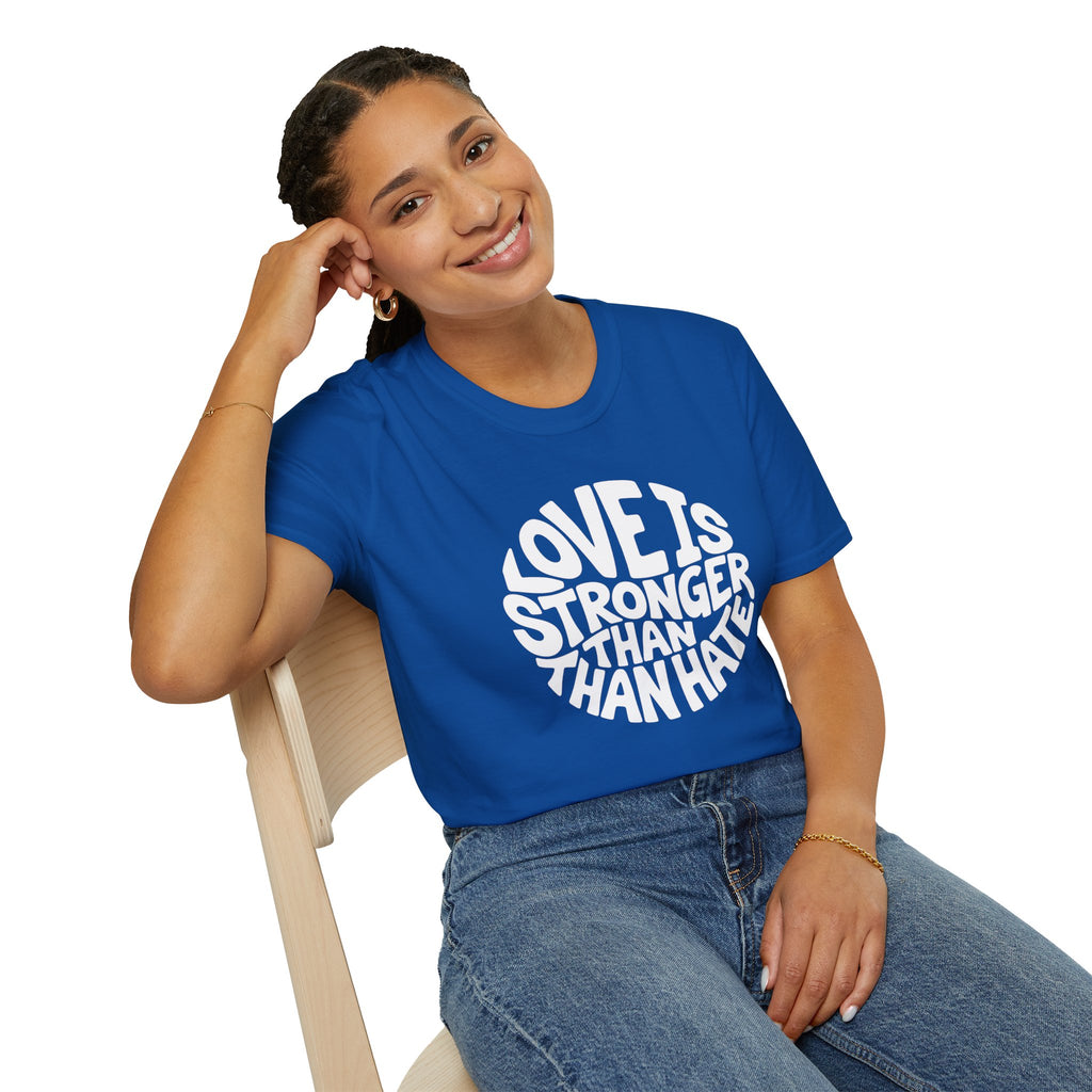 Love Is Stronger Than Hate T-Shirt | Plain Tee, Crewneck Shirt