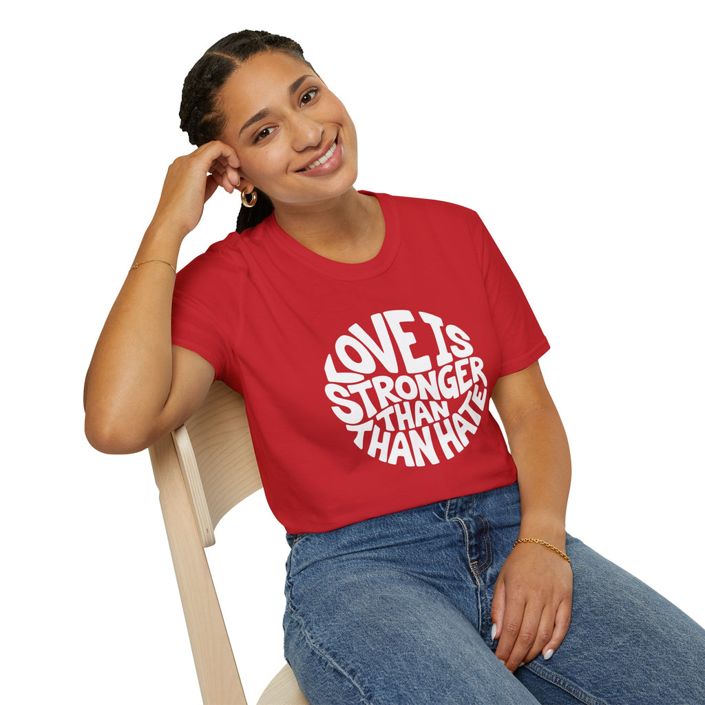 Love Is Stronger Than Hate T-Shirt | Plain Tee, Crewneck Shirt