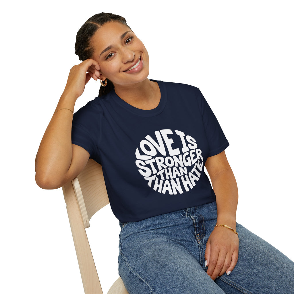 Love Is Stronger Than Hate T-Shirt | Plain Tee, Crewneck Shirt